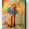 Violinist Clown Paint By Number