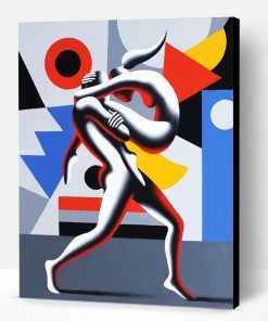 Abstract Dancer Paint By Number