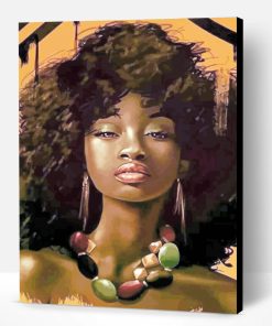 Aesthetic African Woman Paint By Number