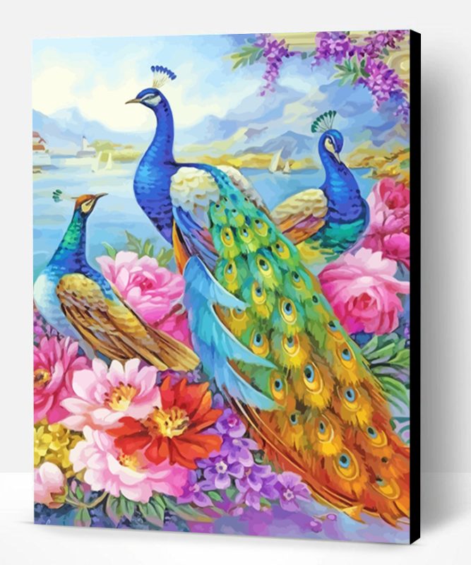 Aesthetic Peacocks Paint By Number