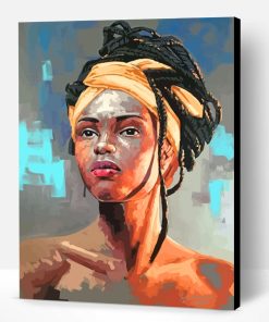 African Lady Paint By Number