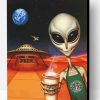 Alien Starbucks Paint By Number