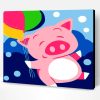 Happy Pig Paint By Number