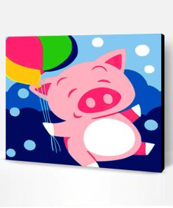 Happy Pig Paint By Number