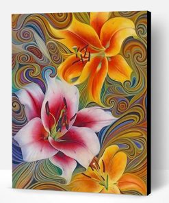Artistic Flowers Paint By Number