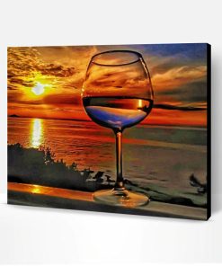Artistic Sunset Paint By Number