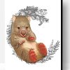 Baby Wombat Illustration Paint By Number