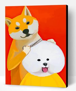 Barber Shiba Inu Paint By Number