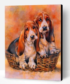Basset Hound Dogs Paint By Number