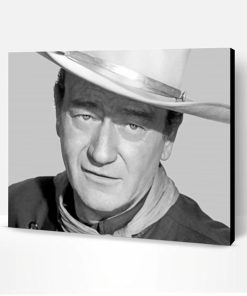 Monochrome John Wayne Paint By Number