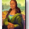 Black Gorgeous Mona Lisa Paint By Number