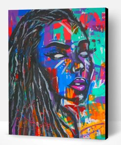 Black Woman Paint By Number