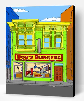 Bobs Burgers Restaurant Paint By Number