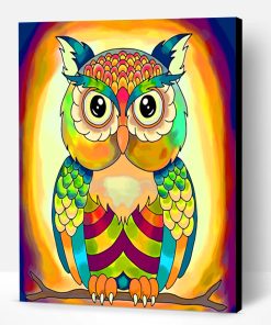 Bohemian Owl Paint By Number