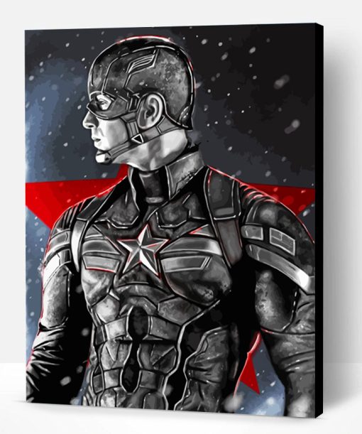 Captain America Paint By Number