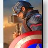 Captain America Hero Paint By Number