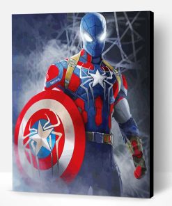 Captain America Spider Man Paint By Number