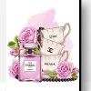 Chanel Perfume And Bougie Cups Paint By Number
