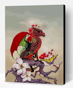 Cherry Dragon Paint By Number