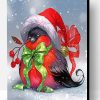 Christmas Bird Paint By Number