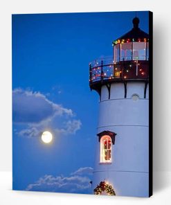 Lighthouse Christmas Paint By Number