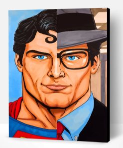 Clark Kent Superman Paint By Number