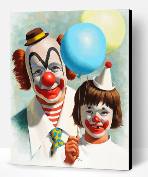 Clown Father Paint By Number