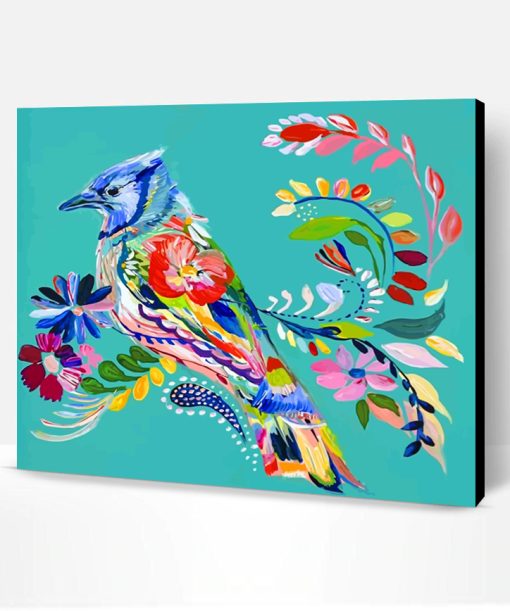 Colorful Bird Paint By Number