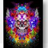 Colorful Skull Paint By Number
