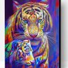 Colorful Tigers Paint By Number
