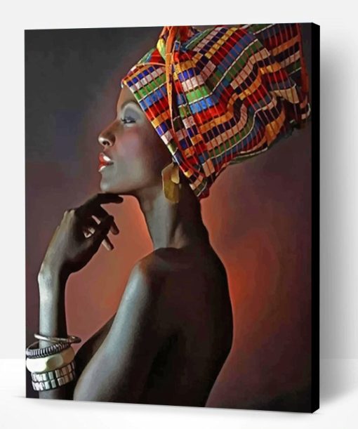 Cool African Woman Paint By Number