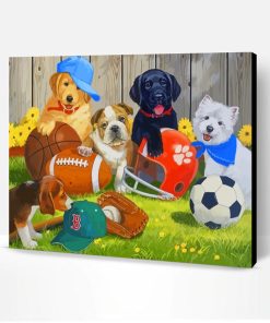 Cool Puppies Paint By Number