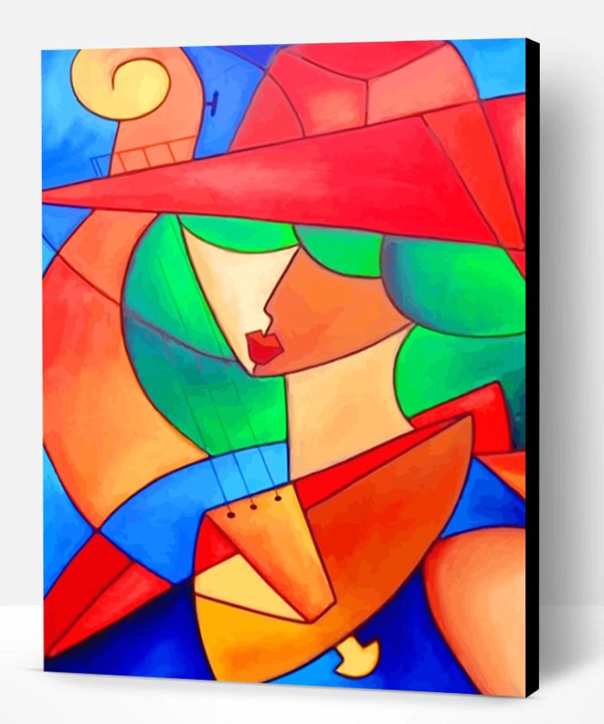 Cubist Woman Paint By Number