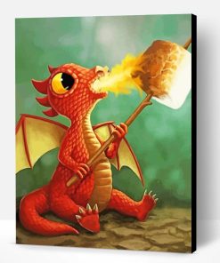 Cute Baby Dragon Paint By Number