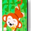 Cute Monkey Paint By Number