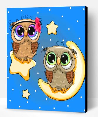 Cute Owls Paint By Number