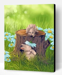 Cute Rabbits Paint By Number