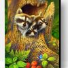 Cute Raccoons Paint By Number