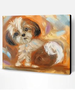 Cute Shih Tzu Paint By Number