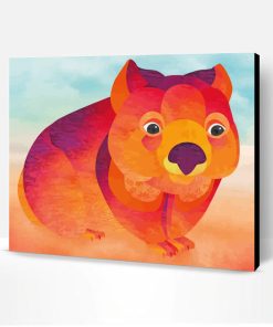 Cute Wombat Paint By Number