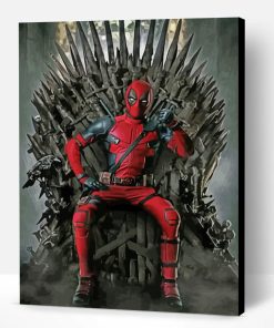 Deadpool Illustration Paint By Number