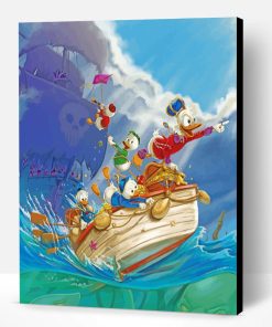 Donald Ducks Family Paint By Number