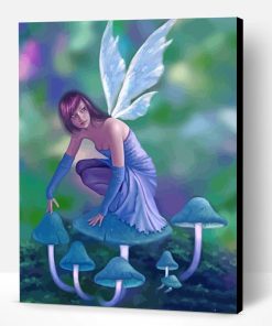 Fairy And Mushroom Paint By Number