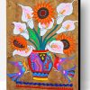 Flowers And Birds Mexican Folk Art Paint By Number