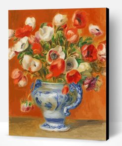 Flowers By Pierre Auguste Renoir Paint By Number