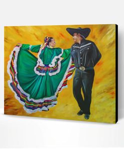 Folklorico Dancers Paint By Number