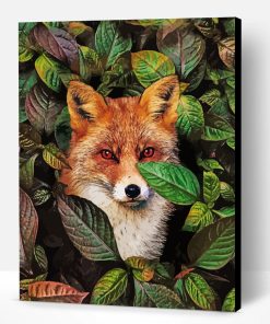 Fox With Red Eyes Paint By Number