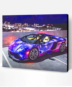Galaxy Lamborghini Paint By Number