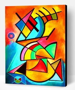 Geometric Abstract Art Paint By Number