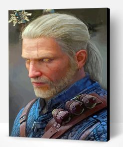Geralt Of Rivia Portrait Paint By Number